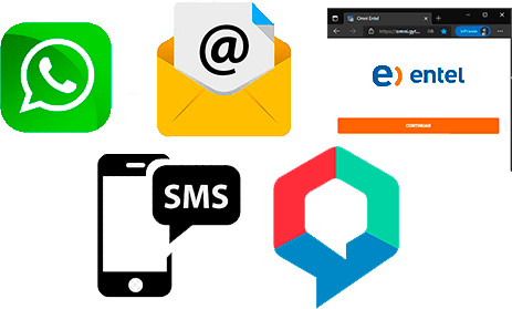 Canales digitales: WhatsApp, correo, SMS y omnicanal